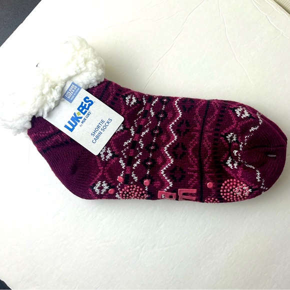 Lukees Shortie Cabin Socks - Picture 1 of 2